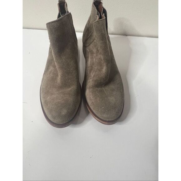 Kork-Ease Suede Ankle Boots Brown Taupe Gray Sz 10M - Picture 8 of 8